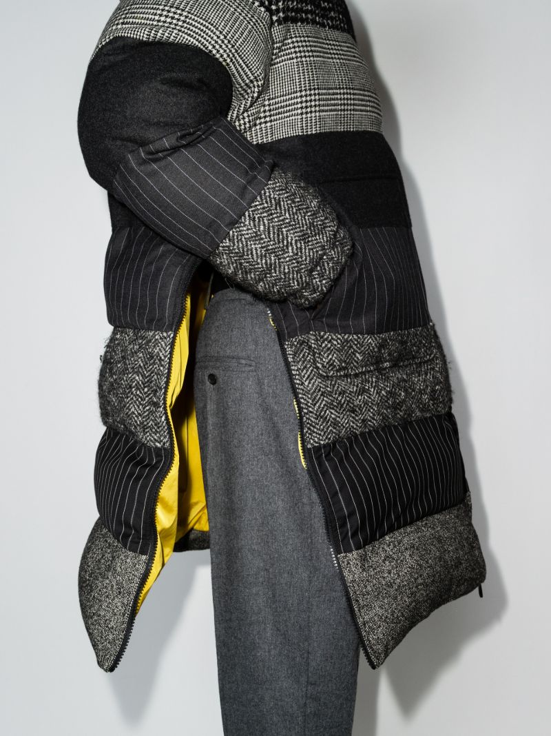 Oversized Patchwork Padded Coat