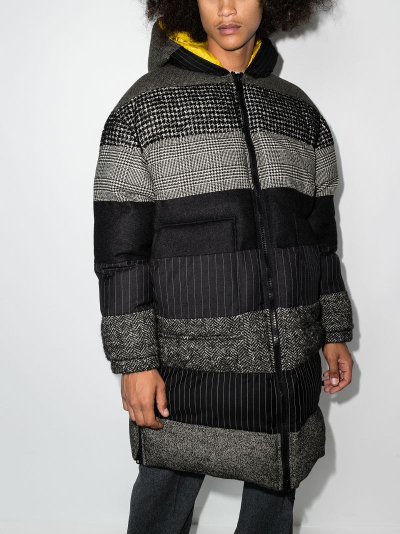 Oversized Patchwork Padded Coat