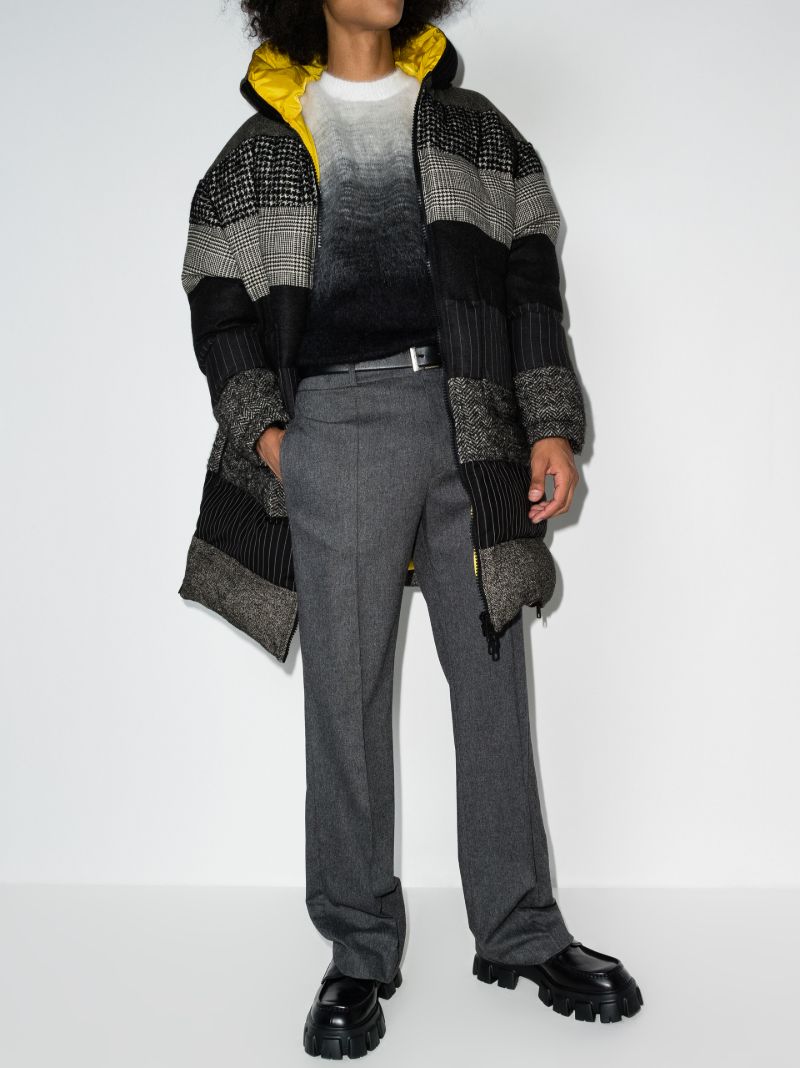 Oversized Patchwork Padded Coat