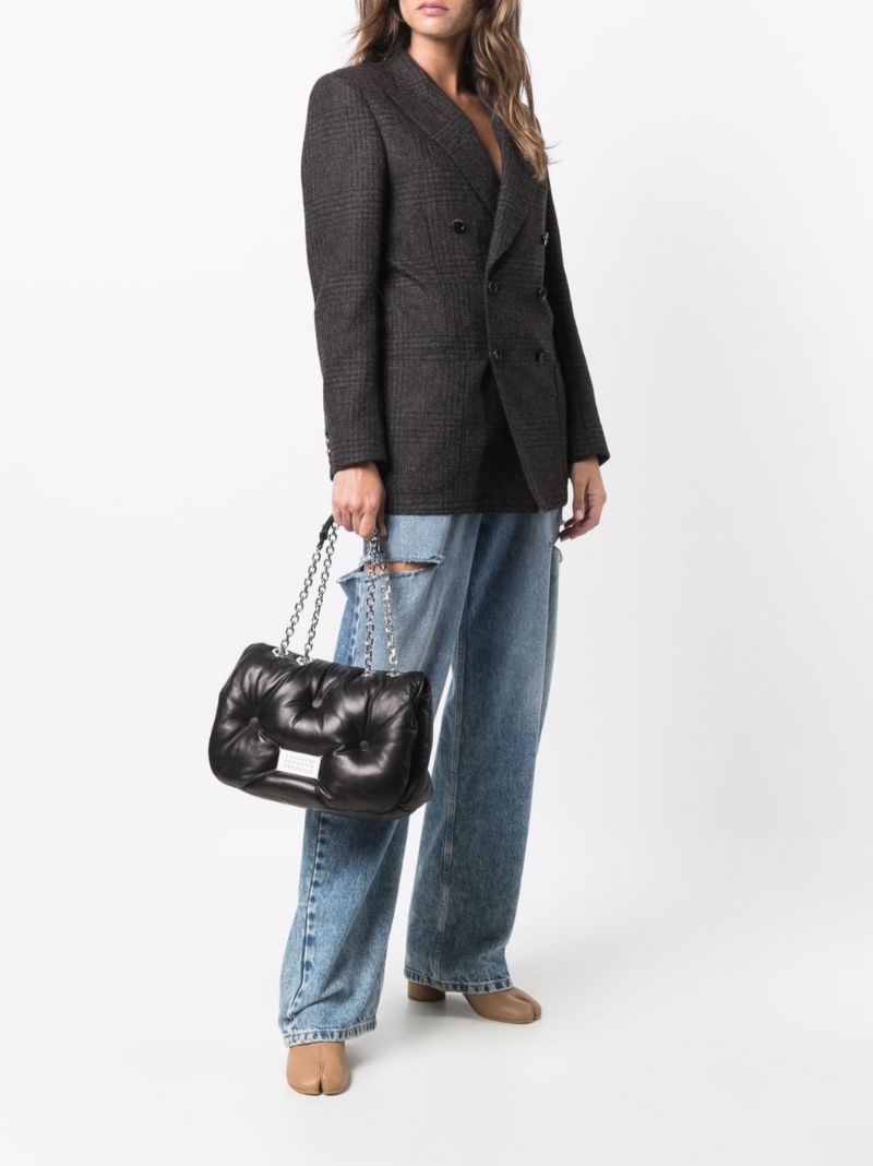 Black Glam Slam Quilted Shoulder Bag