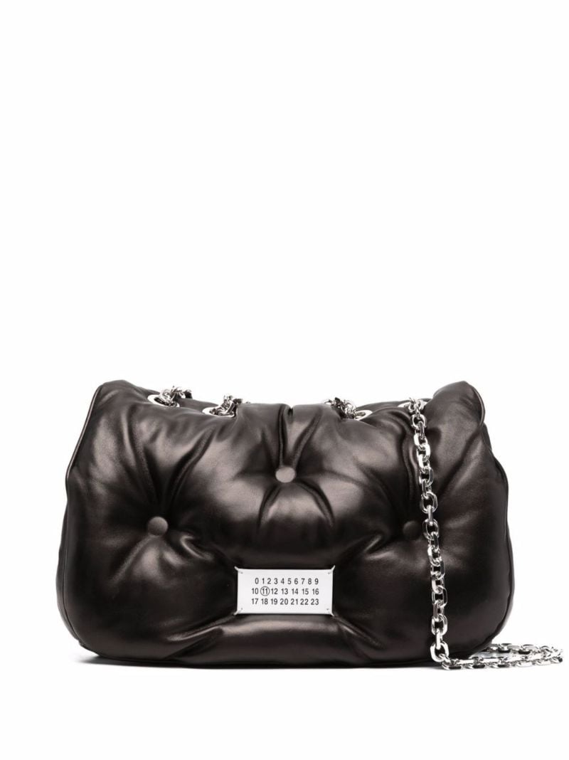 Black Glam Slam Quilted Shoulder Bag