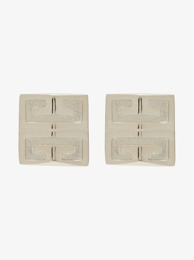 Silver-tone 4g Stud Earrings