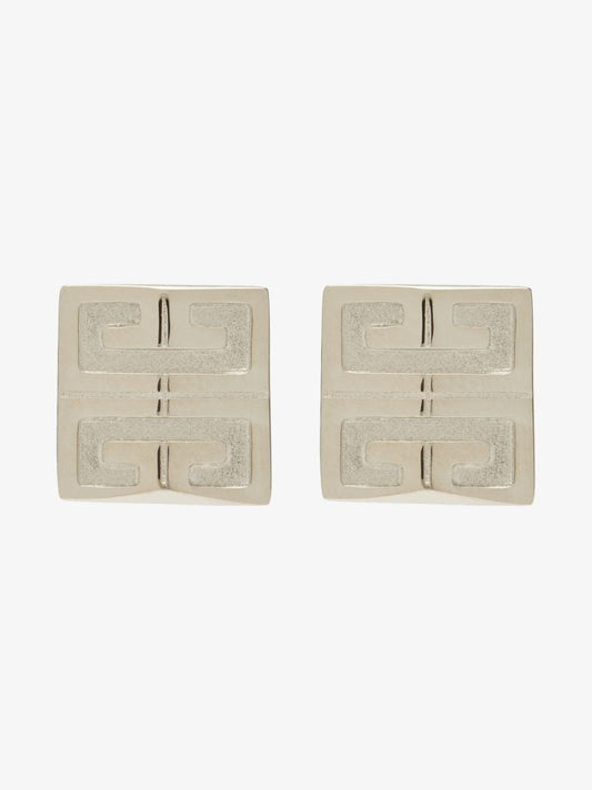 Silver-tone 4g Stud Earrings