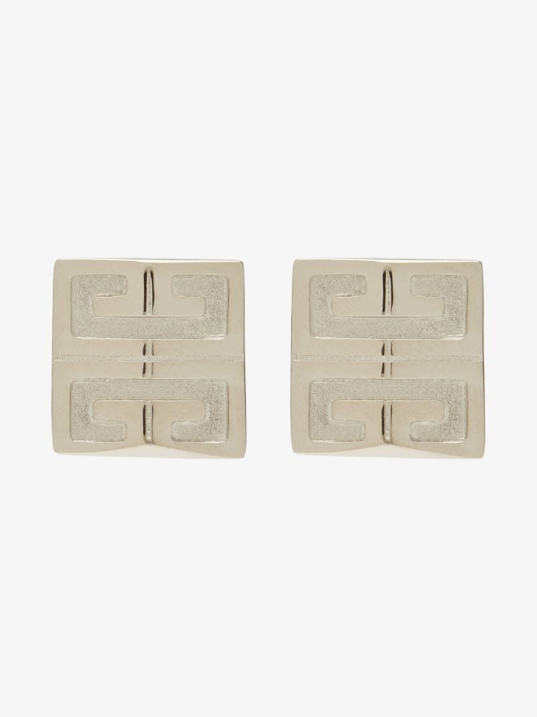 Silver-tone 4g Stud Earrings