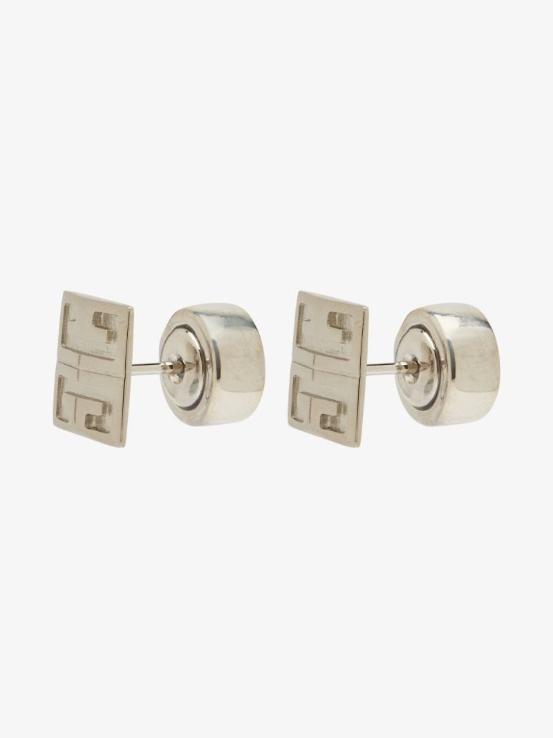 Silver-tone 4g Stud Earrings