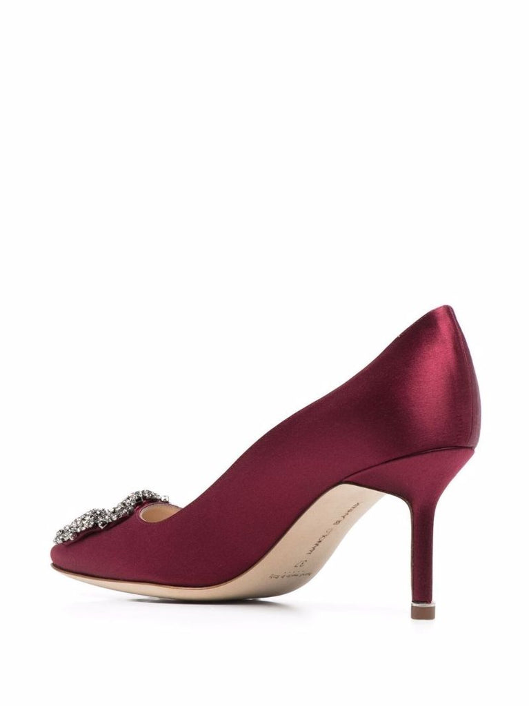 Red Hangisi 70 Satin Pumps