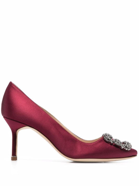 Red Hangisi 70 Satin Pumps