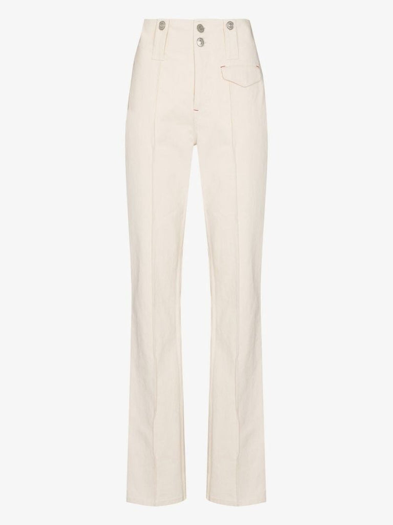 Dilirok Slim Leg Cotton Trousers