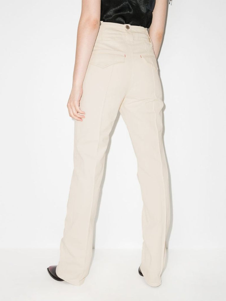 Dilirok Slim Leg Cotton Trousers