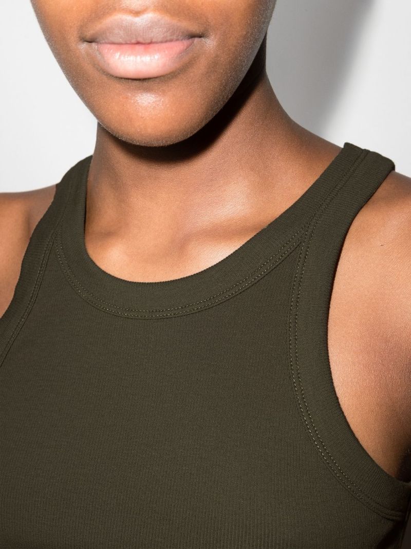 Ribbed Cotton Tank Top