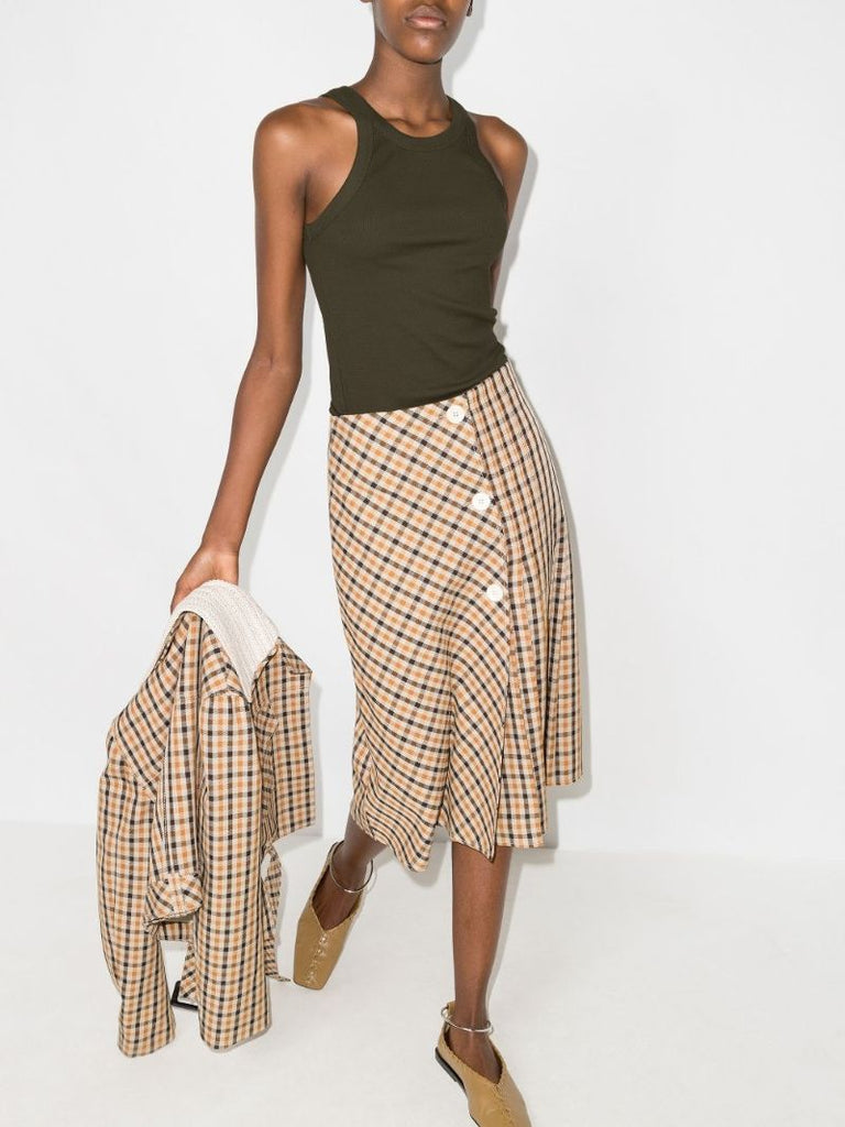 Ribbed Cotton Tank Top