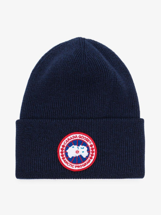 Blue Arctic Disc Wool Beanie Hat