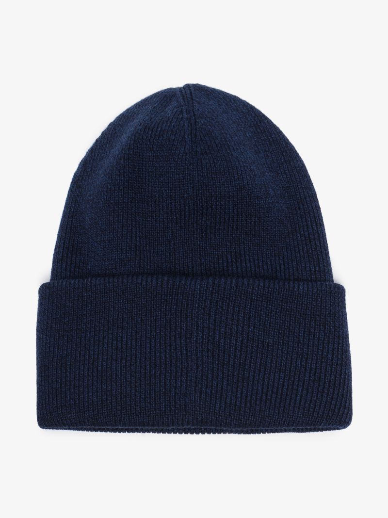 Blue Arctic Disc Wool Beanie Hat