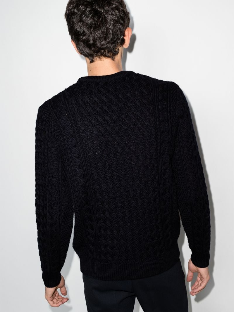 Cable Knit Merino Wool Sweater