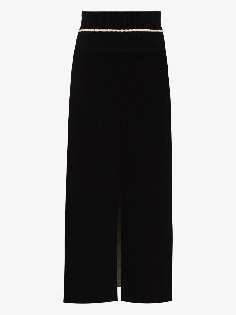 2 Moncler 1952 Knitted Midi Skirt