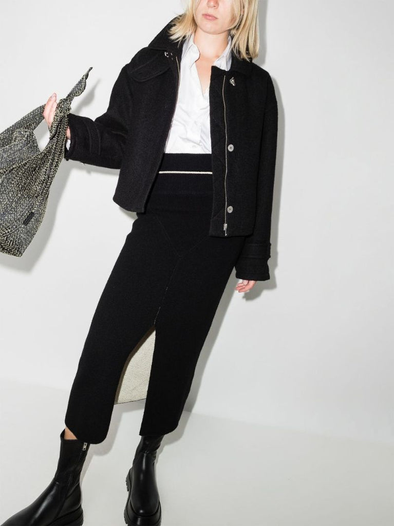 2 Moncler 1952 Knitted Midi Skirt