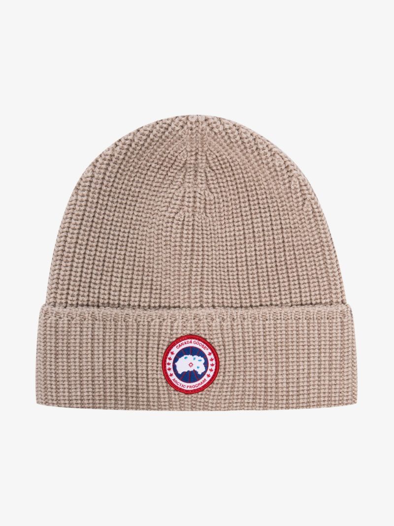 Neutral Arctic Disc Wool Beanie Hat