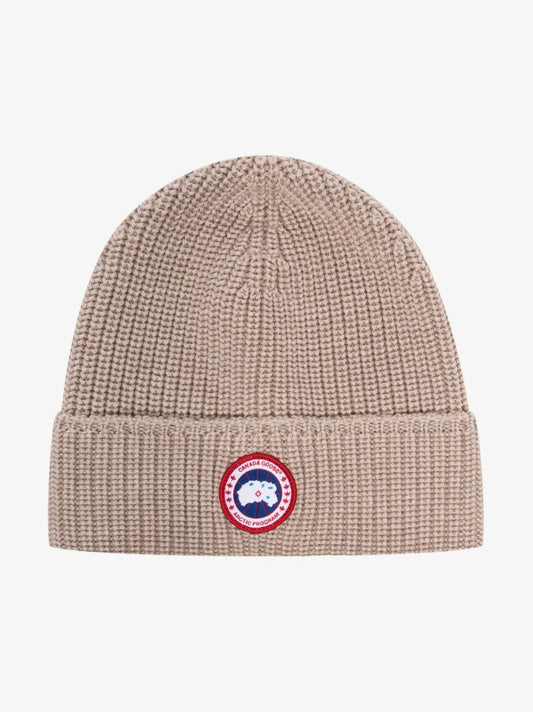 Neutral Arctic Disc Wool Beanie Hat