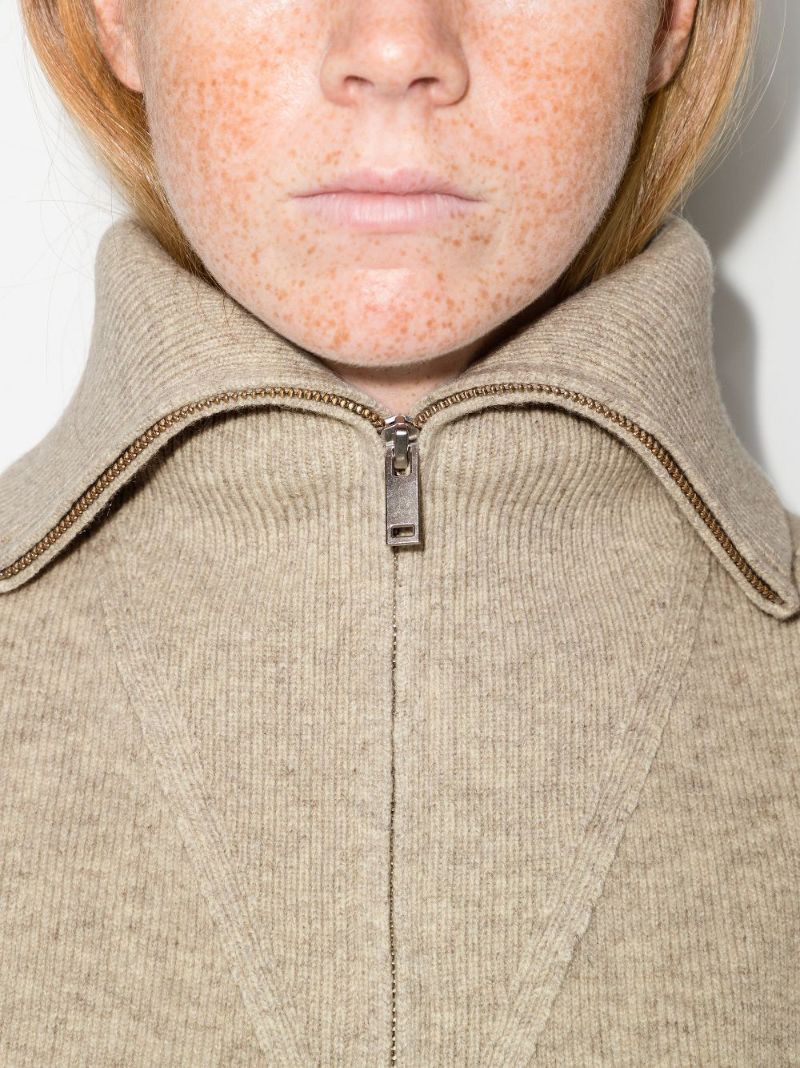 Fancy Zip Neck Sweater