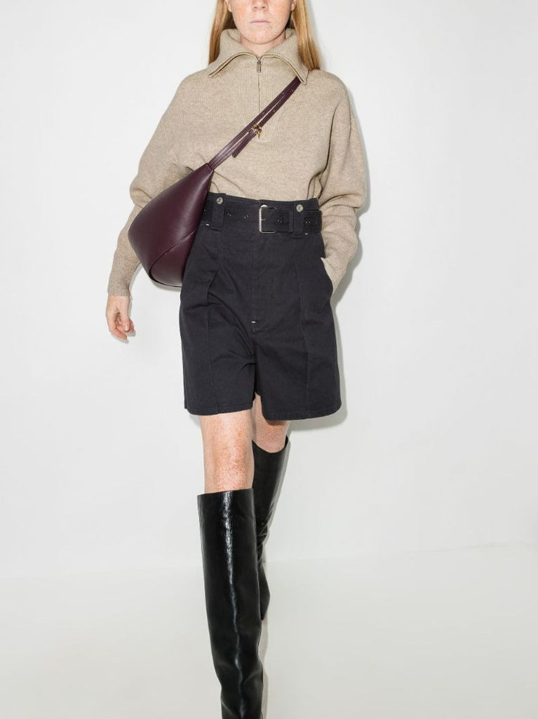 Fancy Zip Neck Sweater