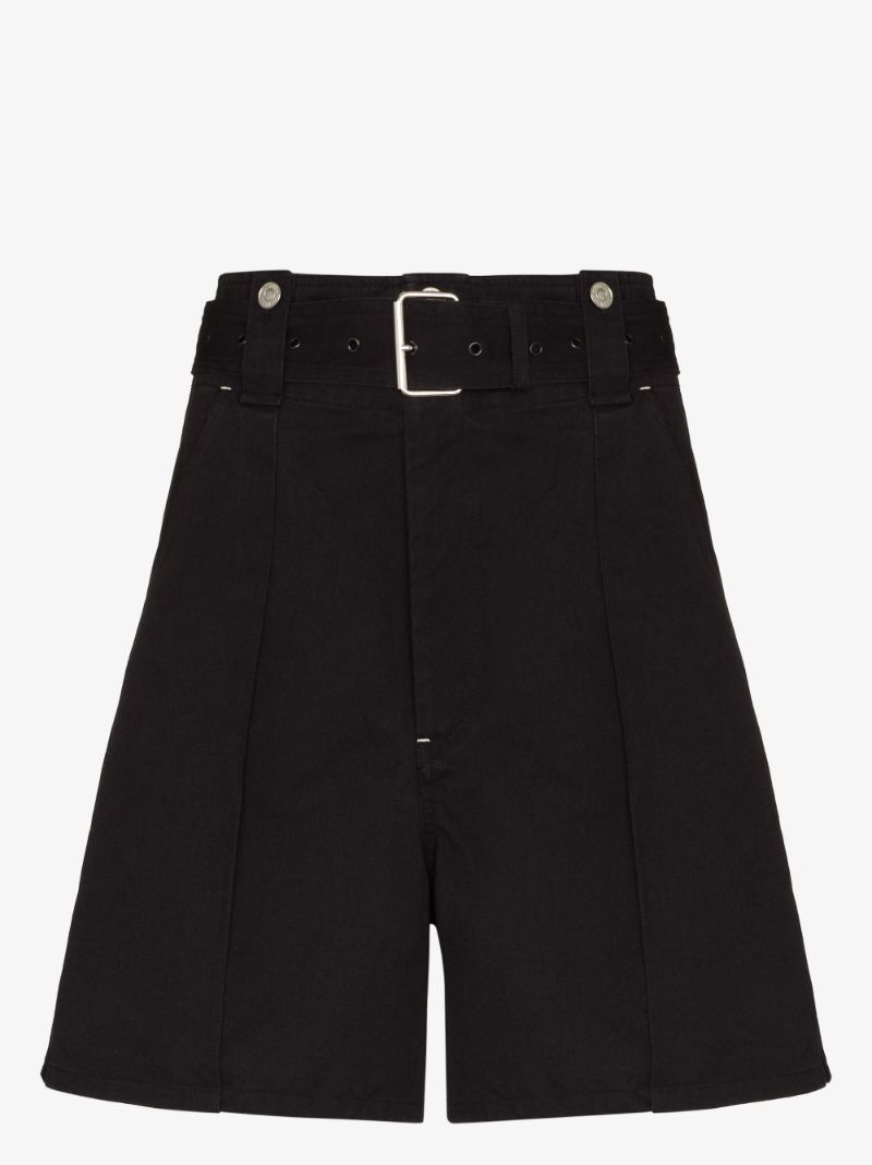 Delilaz Wide Leg Cotton Shorts