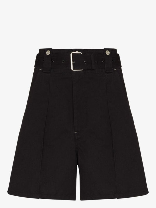 Delilaz Wide Leg Cotton Shorts