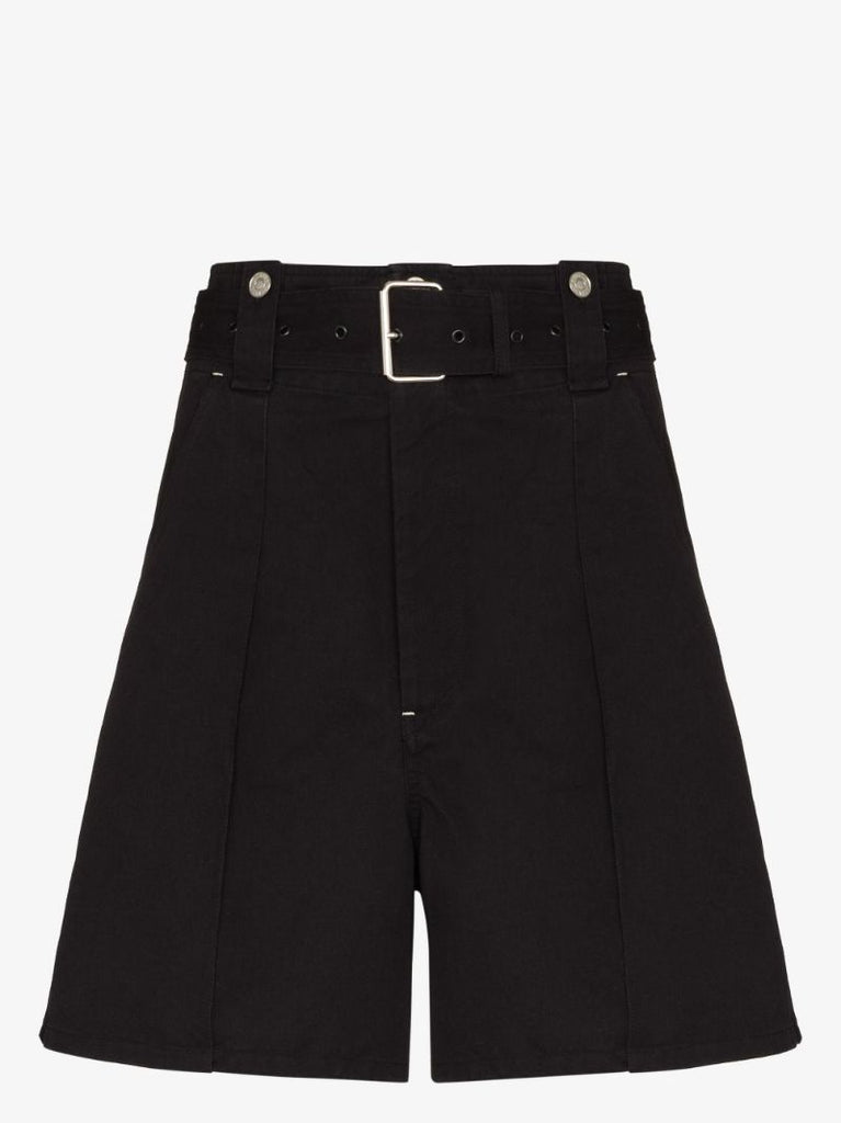 Delilaz Wide Leg Cotton Shorts