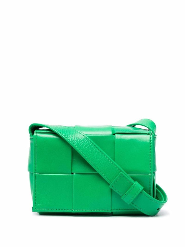 Green Candy Cassette Leather Mini Bag