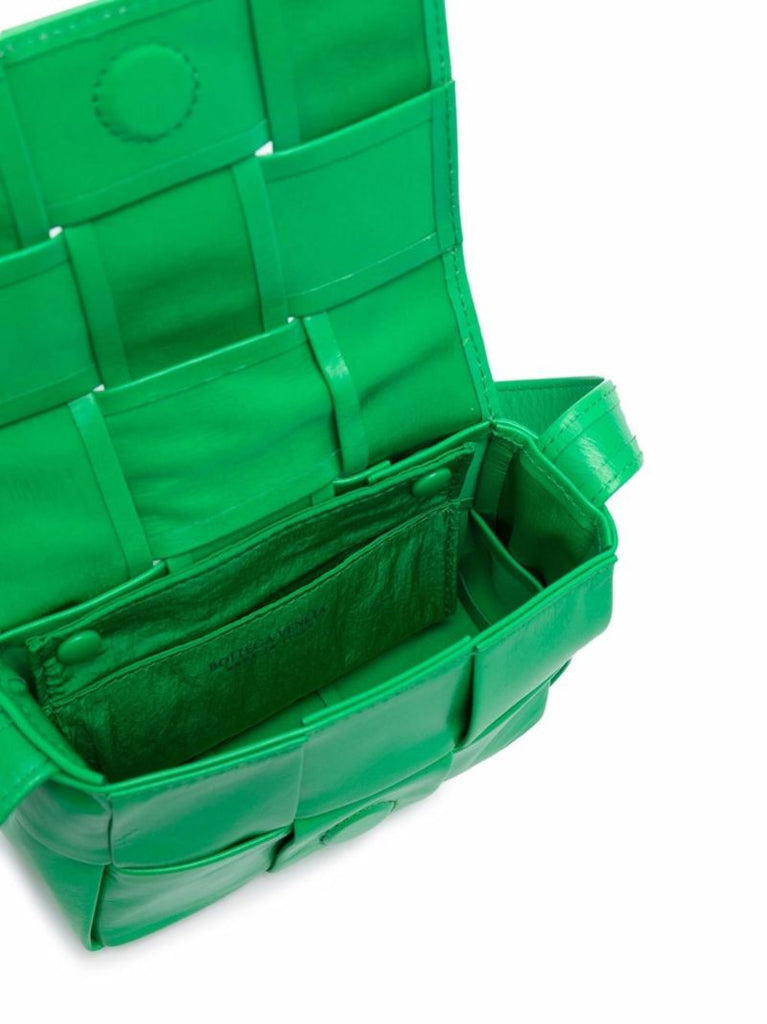 Green Candy Cassette Leather Mini Bag