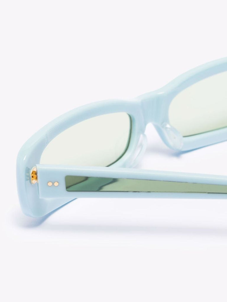 Blue Rectangle Sunglasses