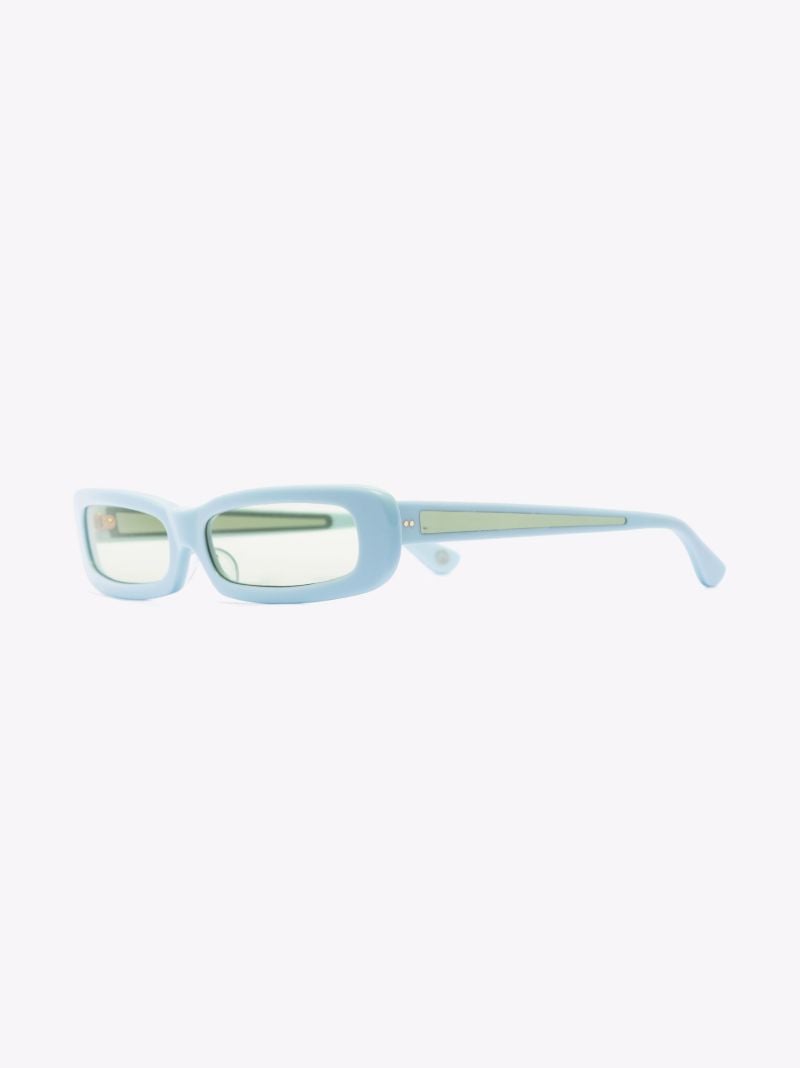 Blue Rectangle Sunglasses