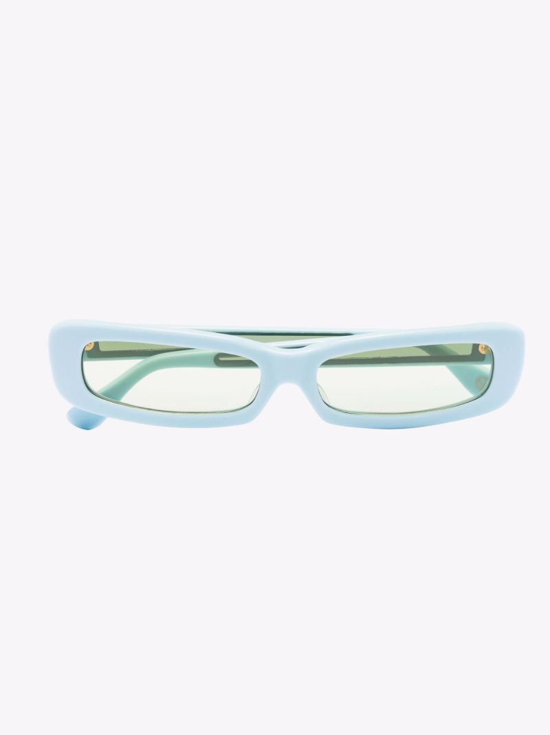 Blue Rectangle Sunglasses