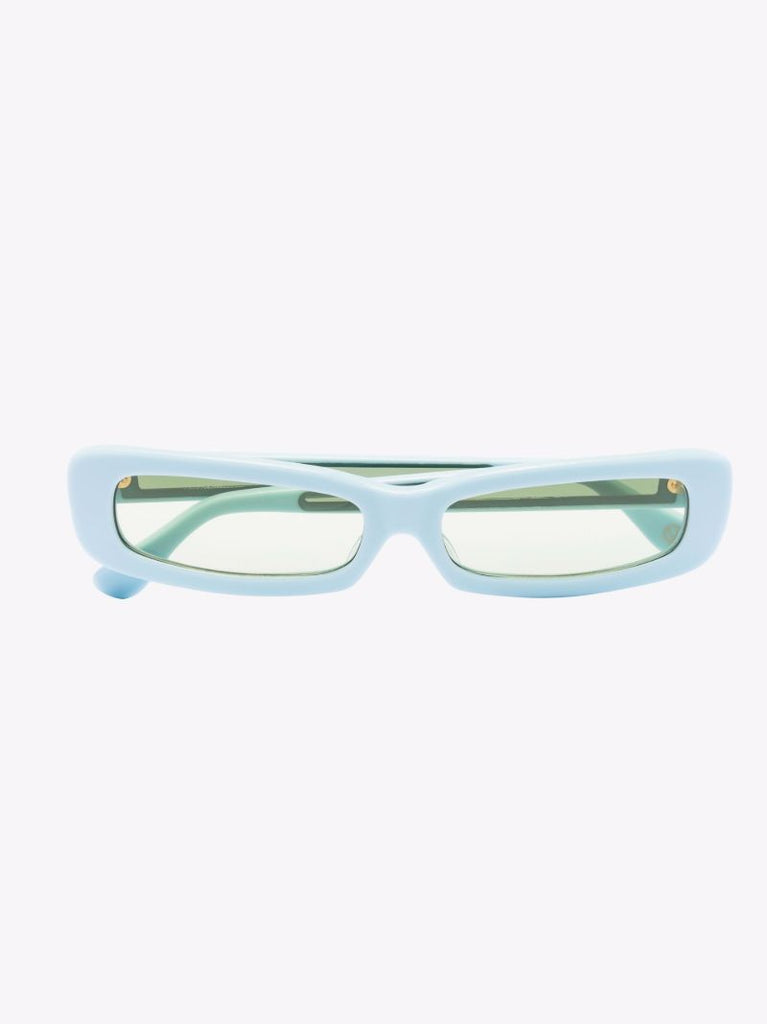 Blue Rectangle Sunglasses