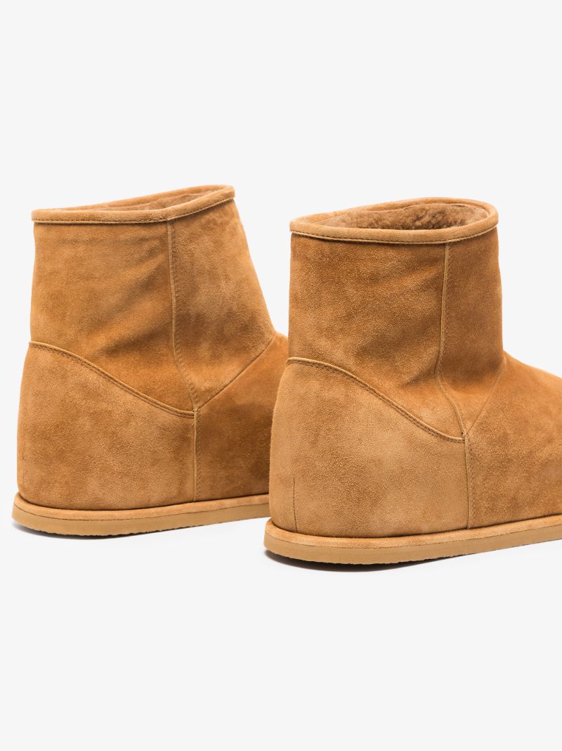Brown Heidi 35 Suede Ankle Boots