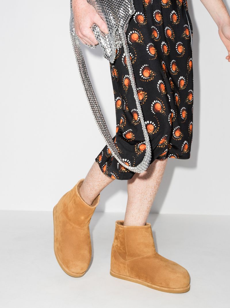 Brown Heidi 35 Suede Ankle Boots