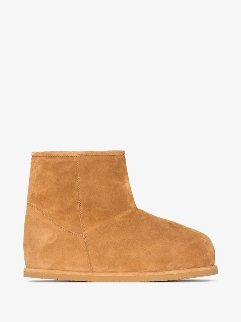 Brown Heidi 35 Suede Ankle Boots