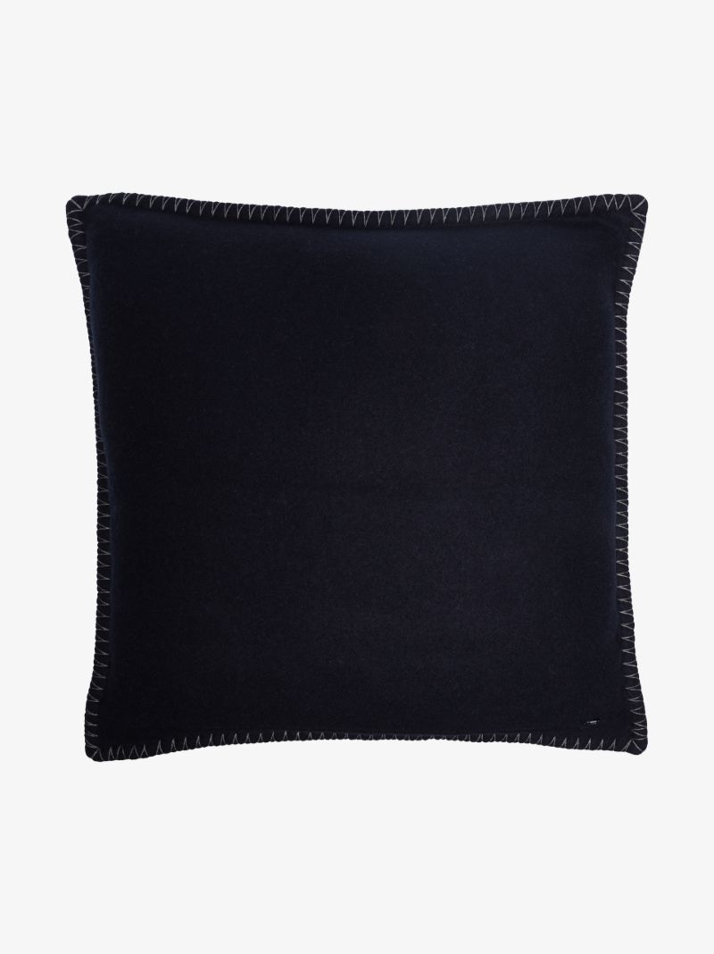 Blue Herringbone Cushion