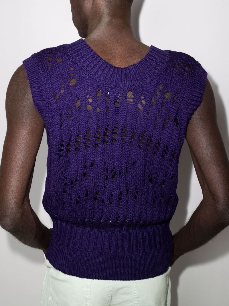 Clemens Sleeveless Cotton Cardigan