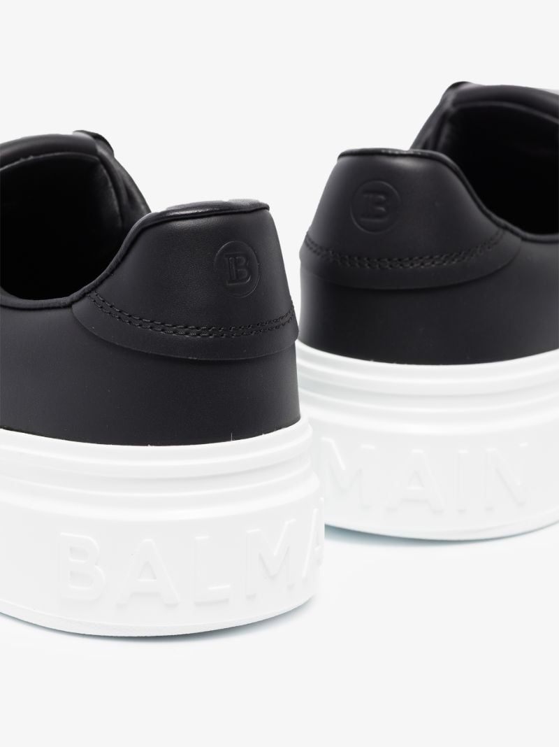 Black B-court Leather Sneakers