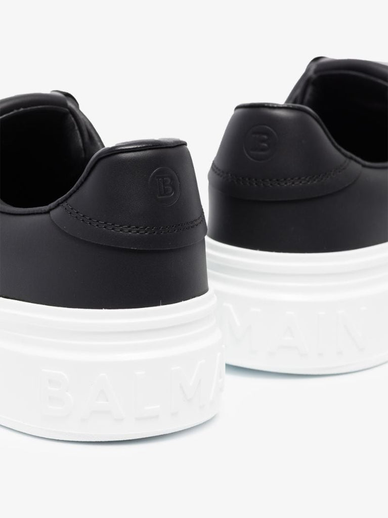 Black B-court Leather Sneakers