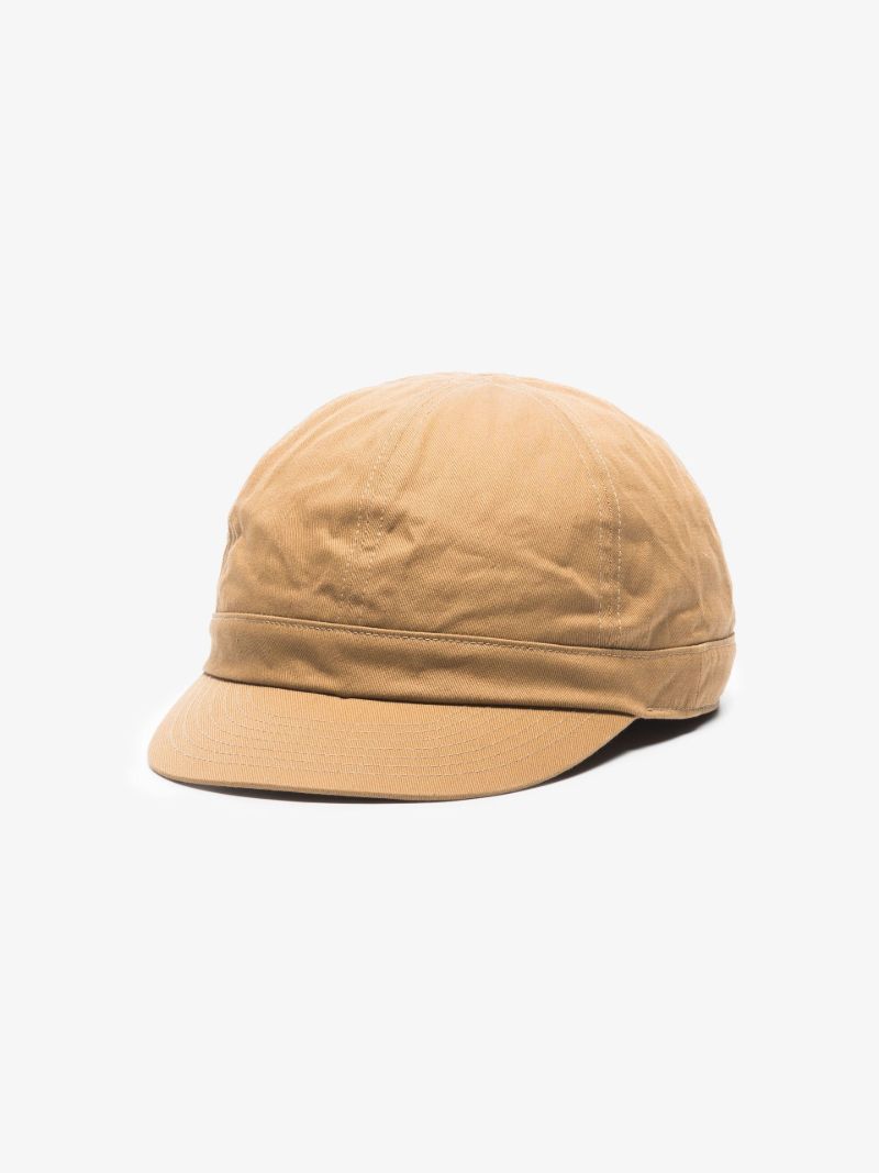 Brown Cotton Canvas Cap