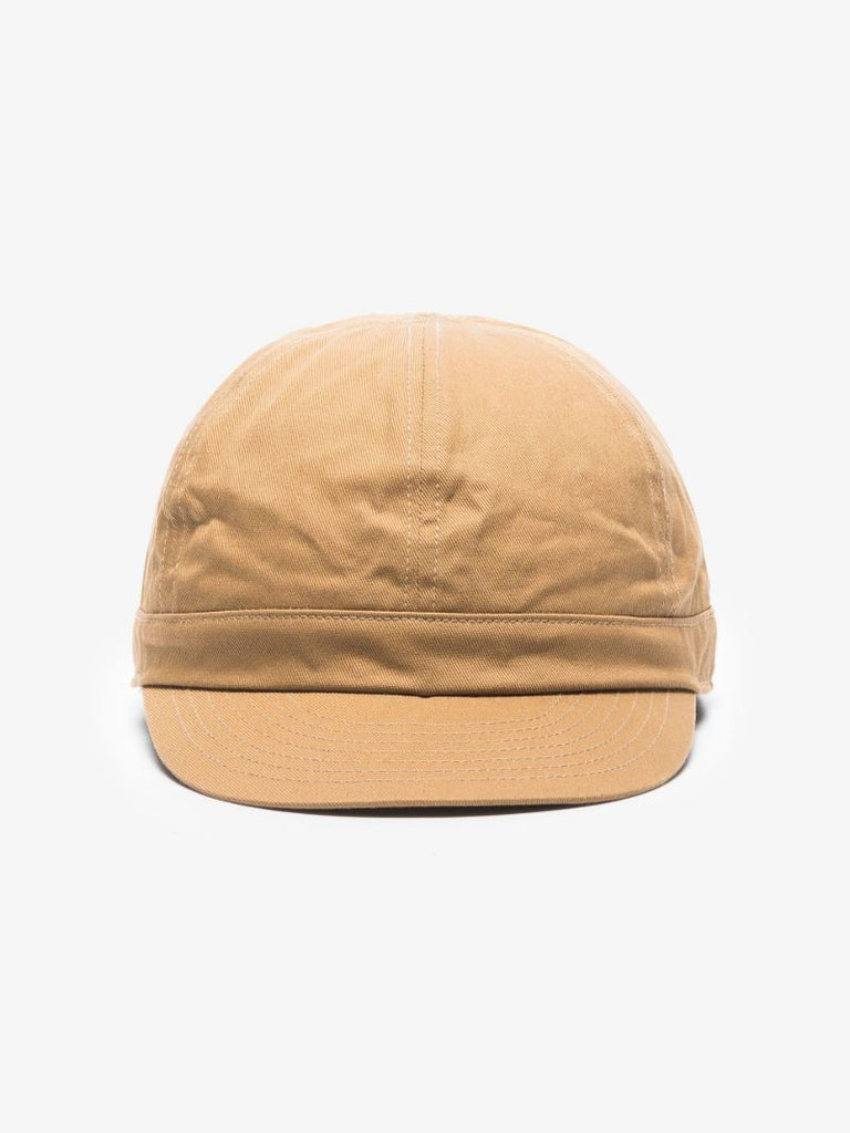 Brown Cotton Canvas Cap