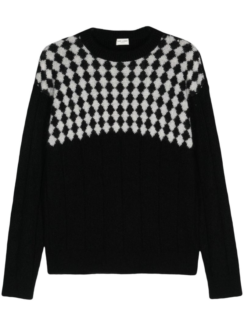 Black Diamond Jacquard Sweater