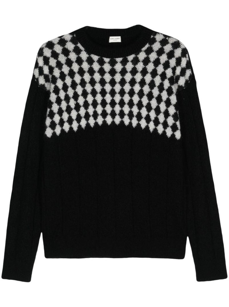 Black Diamond Jacquard Sweater