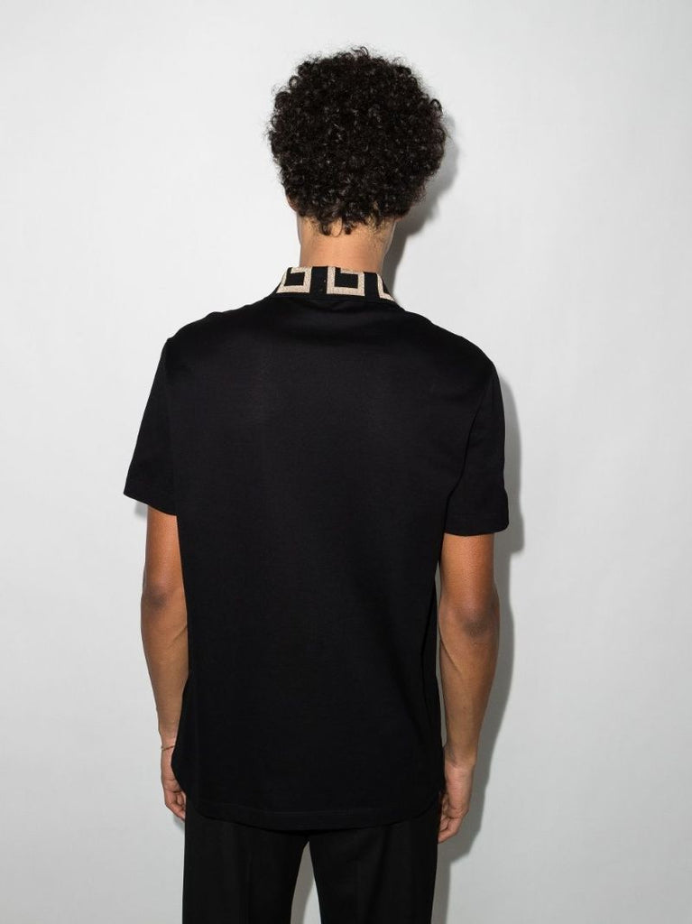 Greca Key Collar Polo Shirt