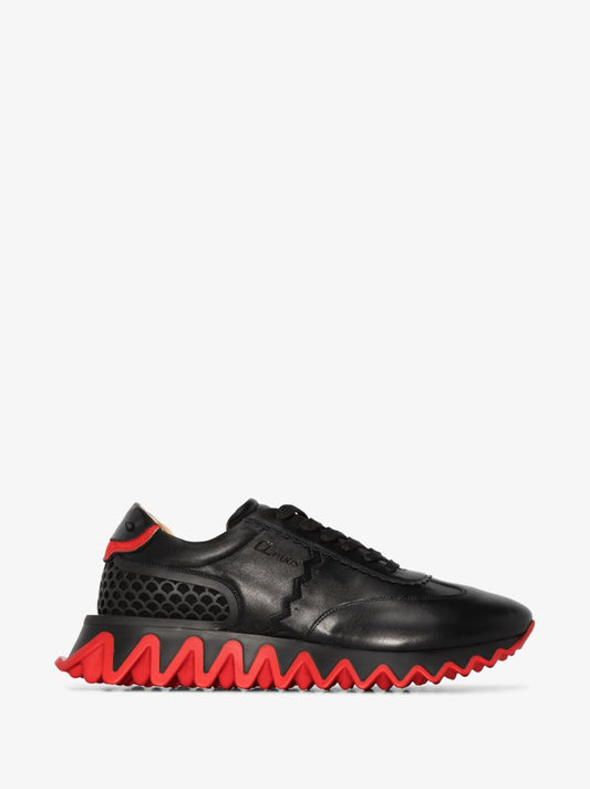 Black Loubishark Leather Sneakers