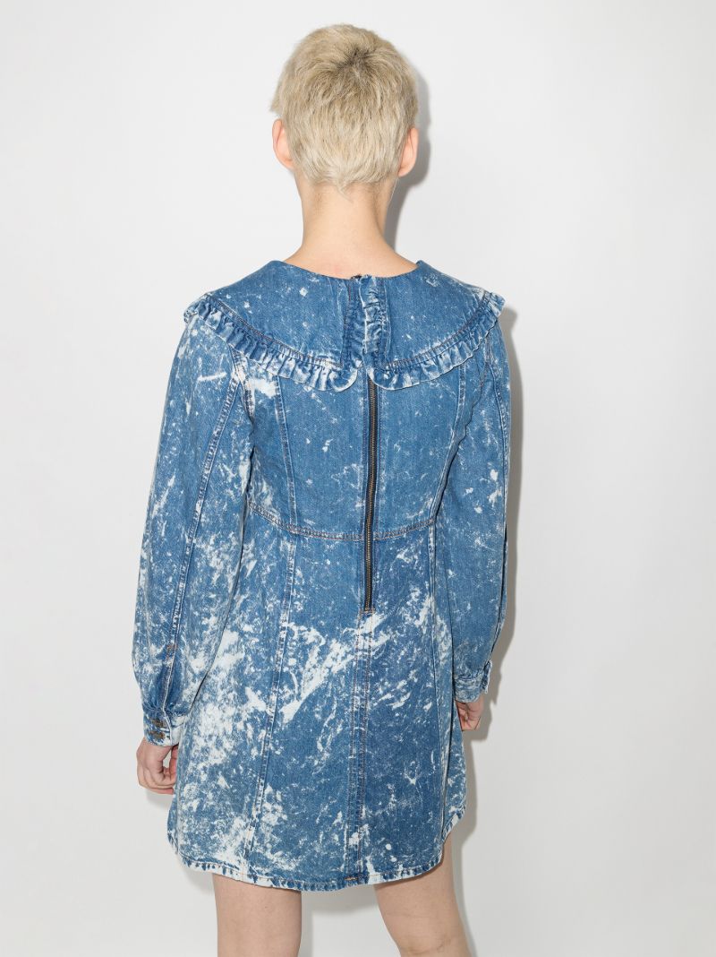 Acid Wash Denim Mini Dress
