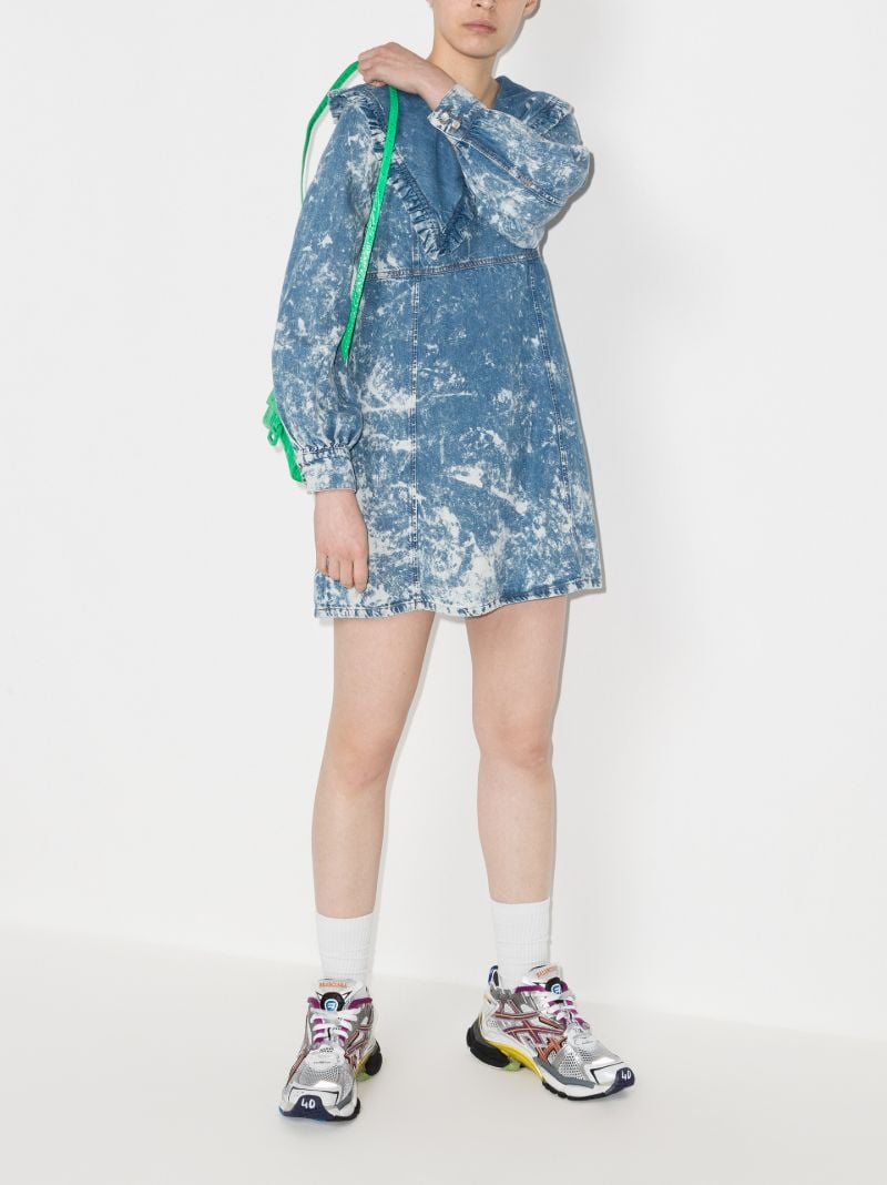 Acid Wash Denim Mini Dress
