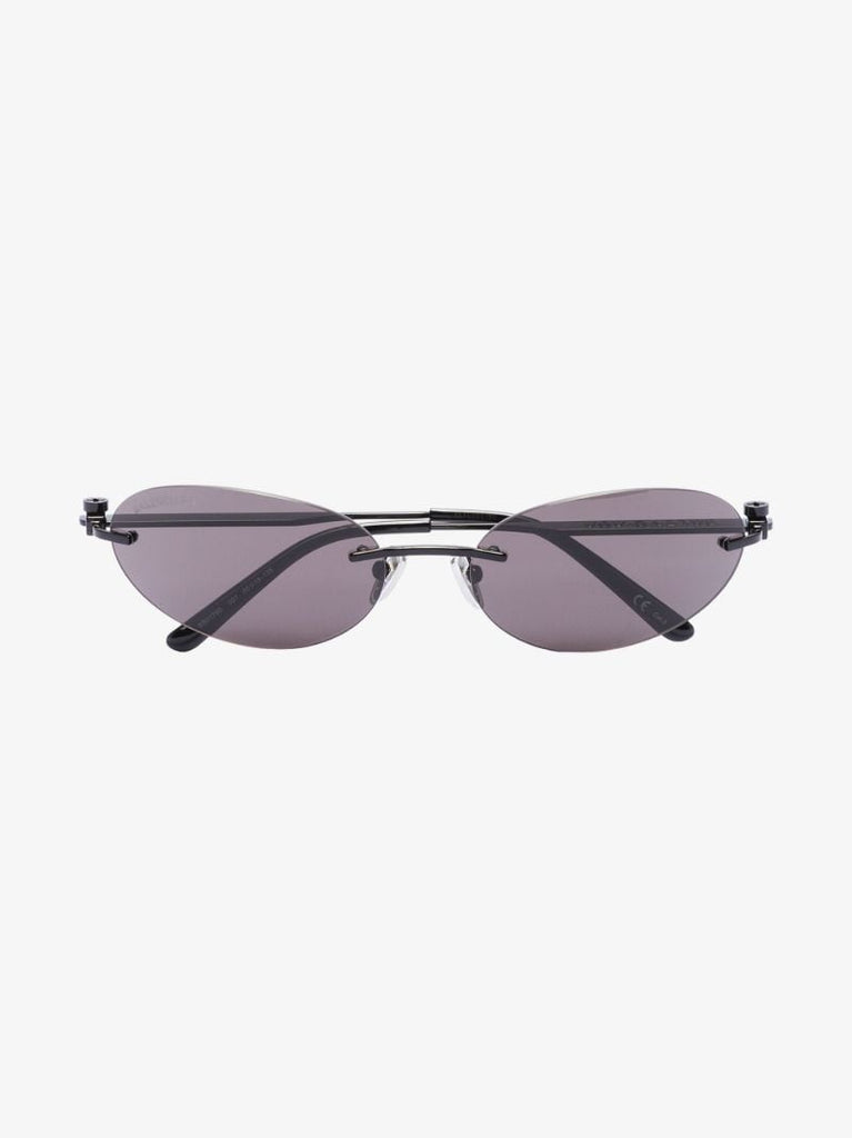 Black Oval Frame Sunglasses