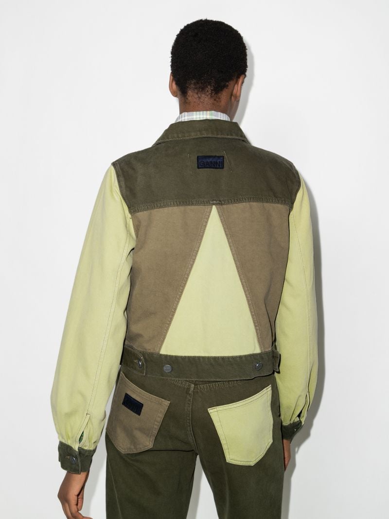 Colour Block Denim Jacket